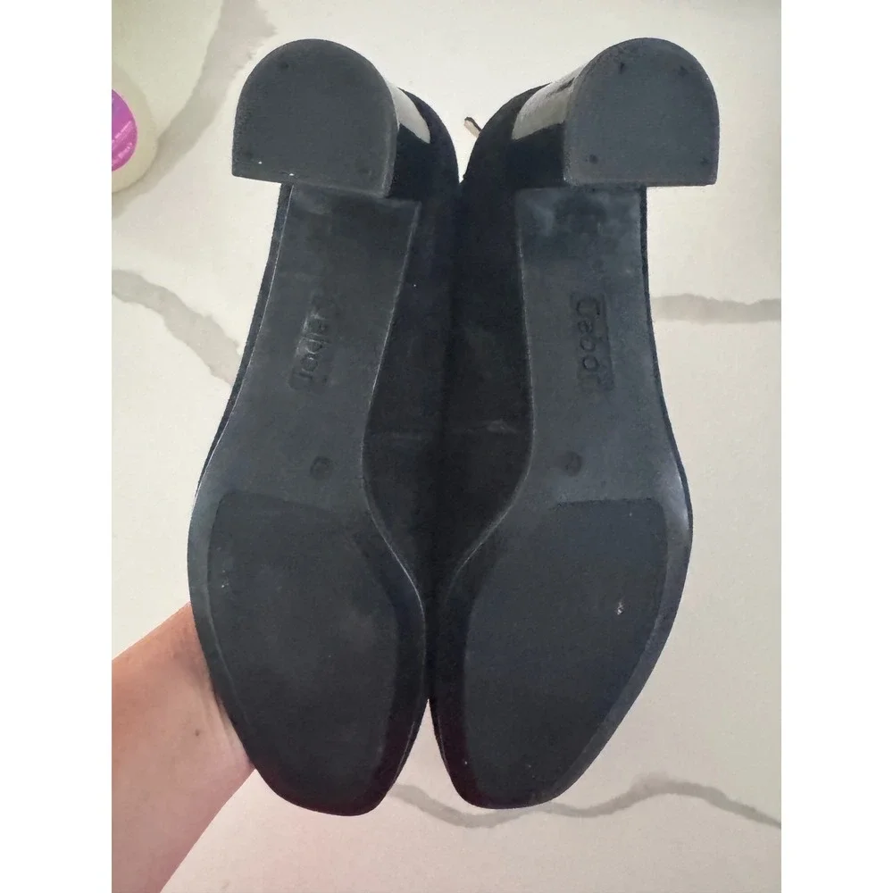 Gabor black suede